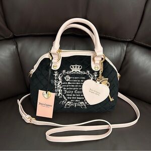 Juicy Couture Fairytale Once Upon A Time Black Crossbody Bag NWT